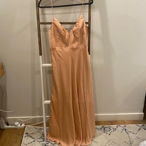 Pedal and Pup Bridesmaid Dress